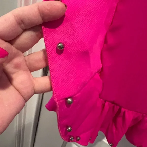 TCEC Pink Ruffle Dress - Picture 7 of 8